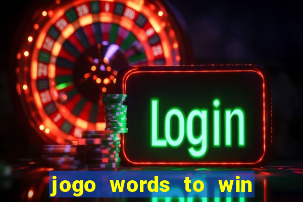 jogo words to win paga mesmo